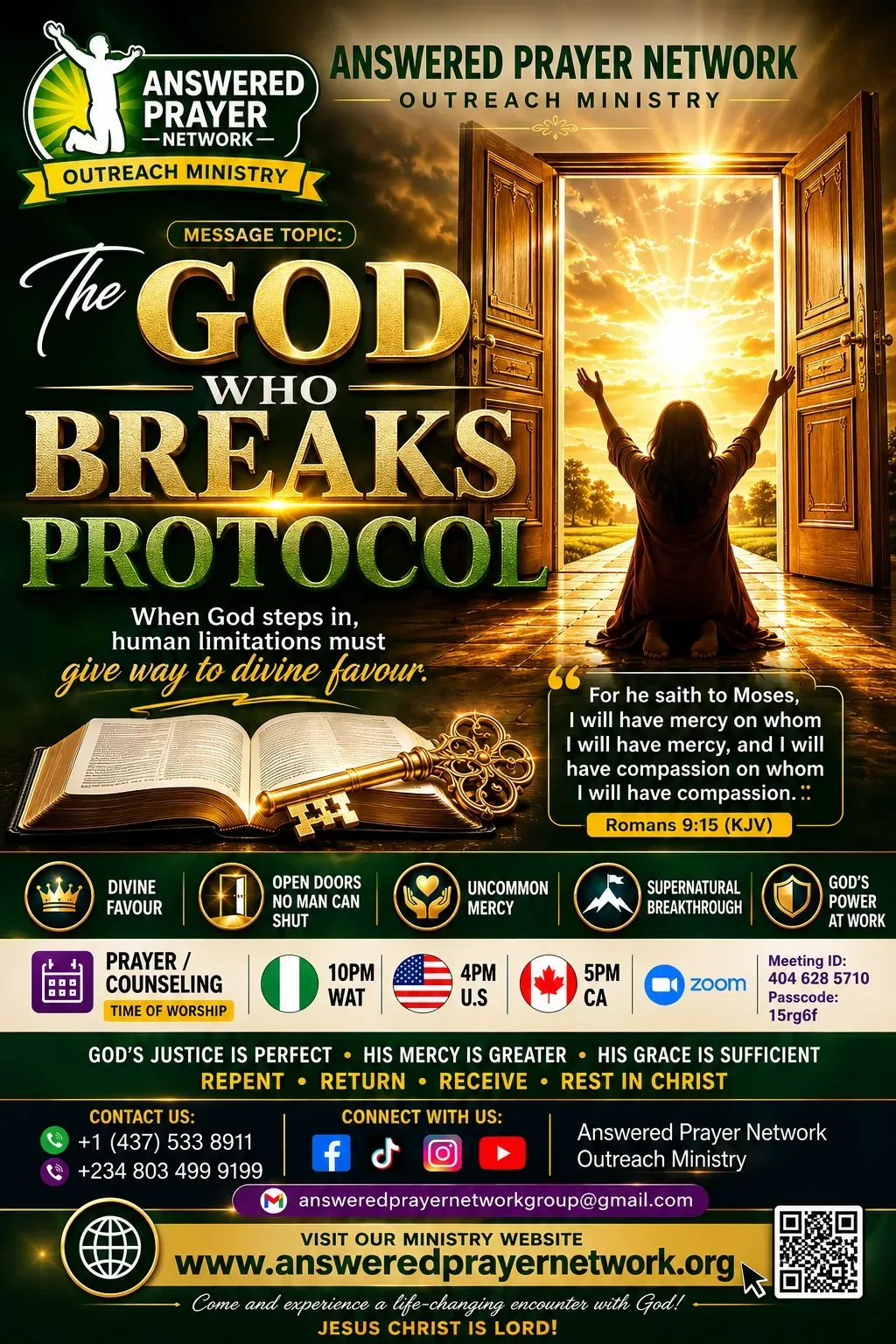 THE GOD WHO BREAKS PROTOCOL