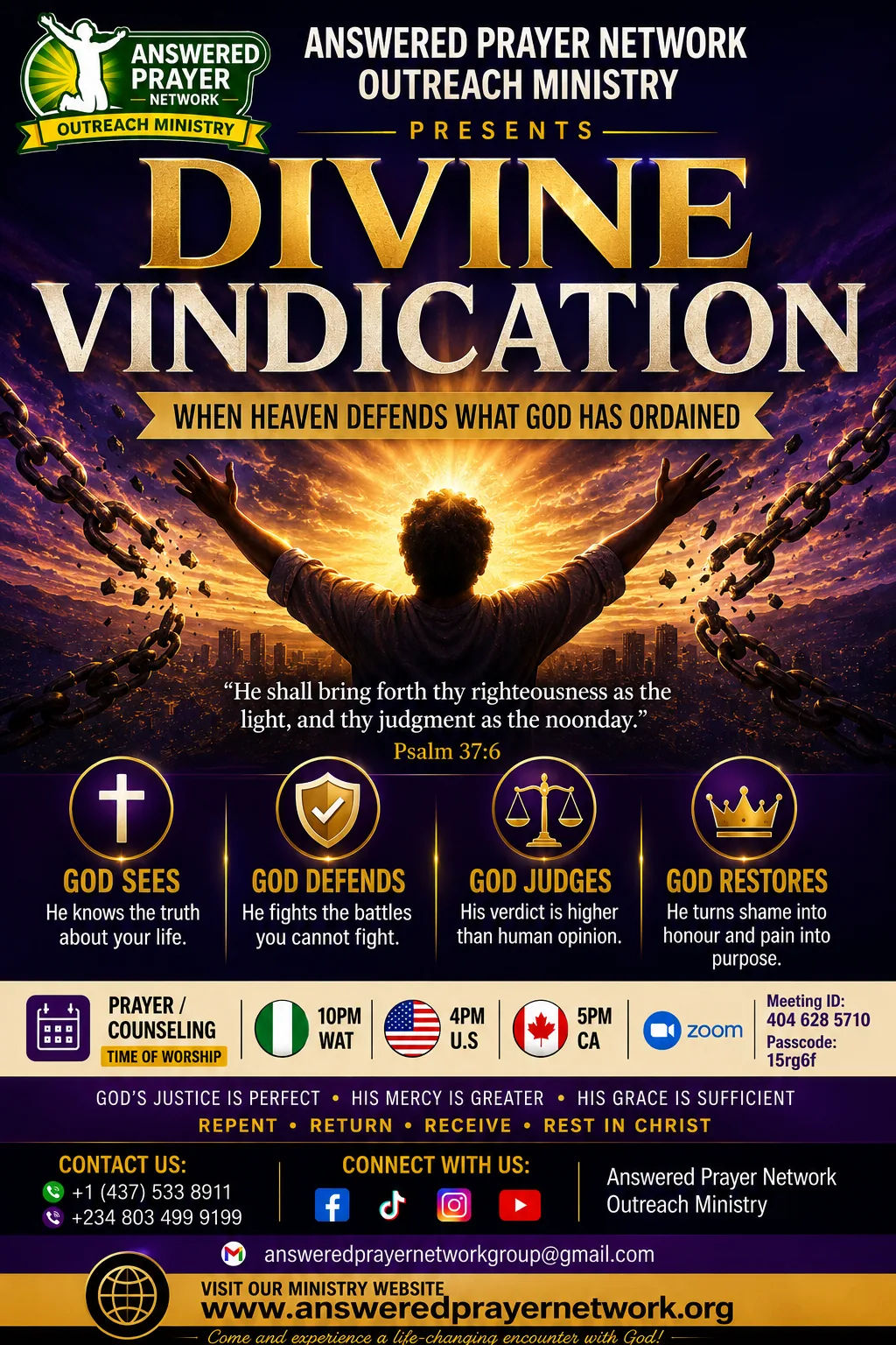 DIVINE VINDICATION