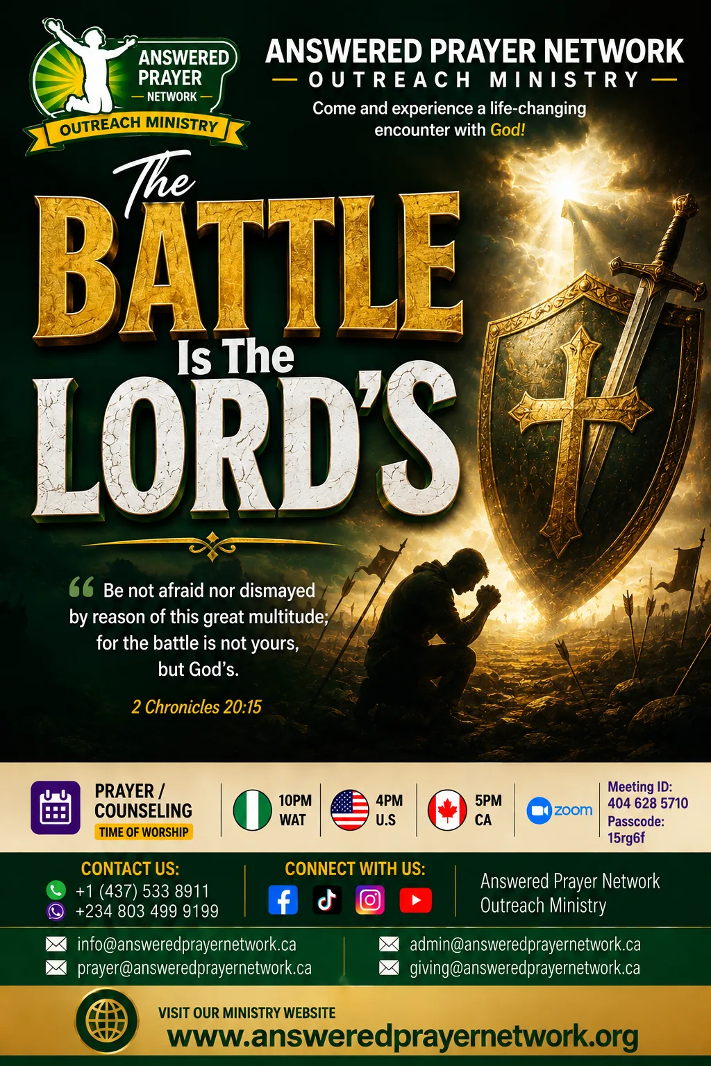 THE BATTLE IS THE LORD’S